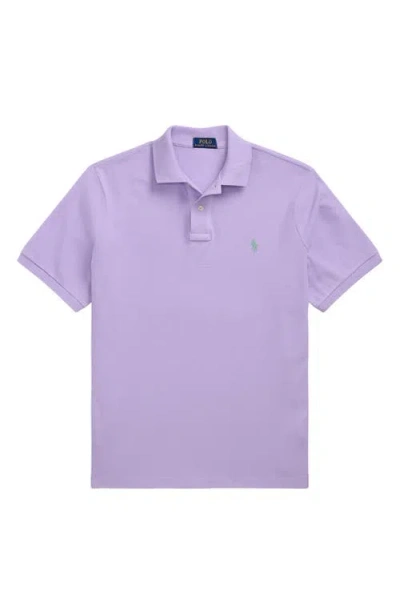 Polo Ralph Lauren Classic Fit Solid Purple Cotton Piqué Polo