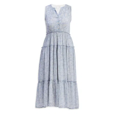 Reistor Women's Perfect Resort Floral Maxi In Periwinkle Blue In Blue