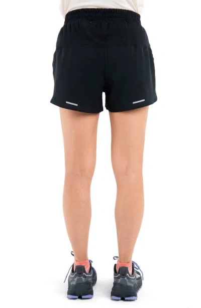 Icebreaker Lyocell & Merino Blend 125 Zoneknit Speed Shorts In Black