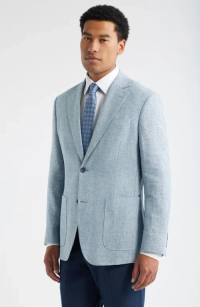 Nordstrom Wool & Linen Tweed Sport Coat In Blue