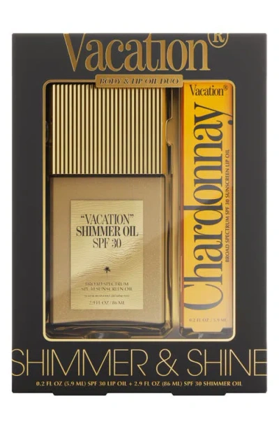 Vacation Shimmer & Shine Body & Lip Oil Duo (nordstrom Exclusive) $54 Value