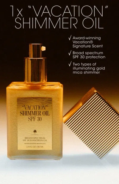 Vacation Shimmer & Shine Body & Lip Oil Duo (nordstrom Exclusive) $54 Value