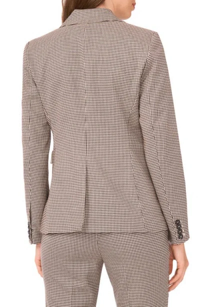 Halogenr Halogen(r) Double Breasted Houndstooth Blazer