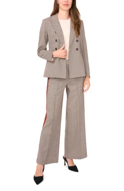 Halogenr Halogen(r) Double Breasted Houndstooth Blazer