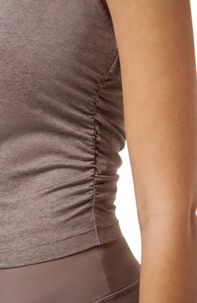 Travismathew Skyline Ruched Jersey Tank In Brown