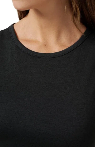 Travismathew Skyline Ruched Jersey Tank In Black