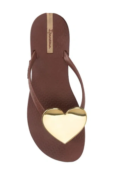 Ipanema Wave Heart Flip Flop