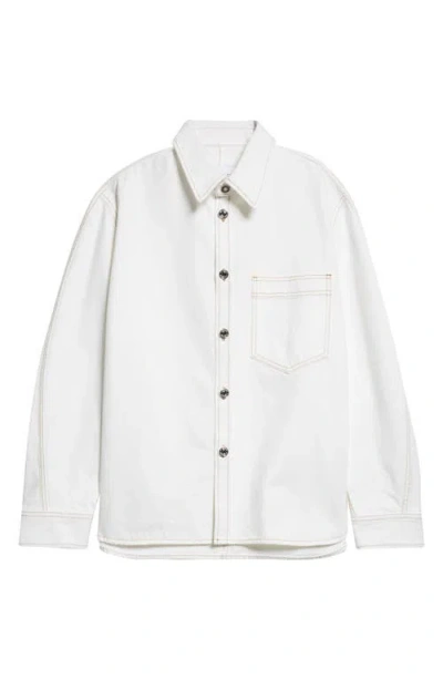 Givenchy Button-fastening Patch-pocket Shirt In White