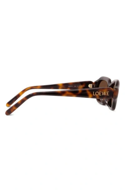 Loewe Slim Rectangular Sunglasses, 51mm