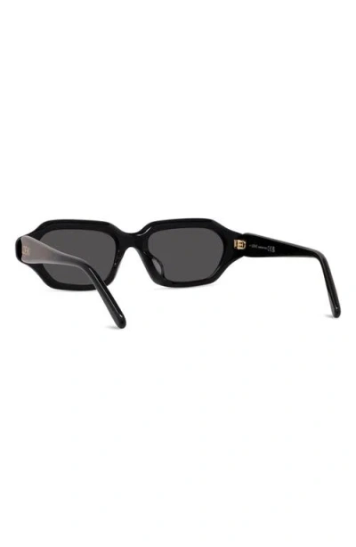 Loewe Slim 51mm Rectangular Sunglasses In Black