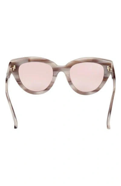 Max Mara Glimpse 50mm Polarized Cat Eye Sunglasses