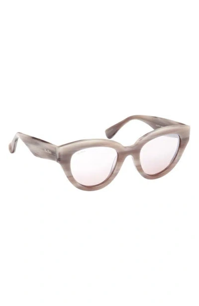 Max Mara Glimpse 50mm Polarized Cat Eye Sunglasses