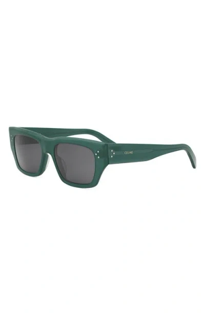 Celine Bold 3 Dots 53mm Geometric Sunglasses