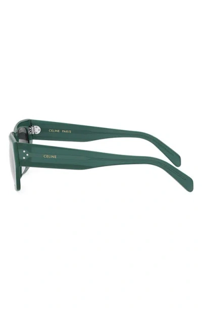 Celine Bold 3 Dots 53mm Geometric Sunglasses