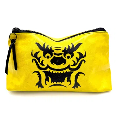 Lynn Tallerico Women's Yellow Mahjong Tile Bag In Chartreuse