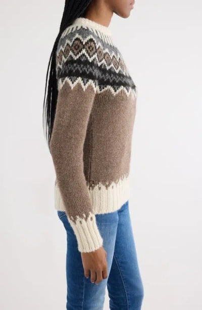 Chloé Alpaca Blend Fair Isle Sweater