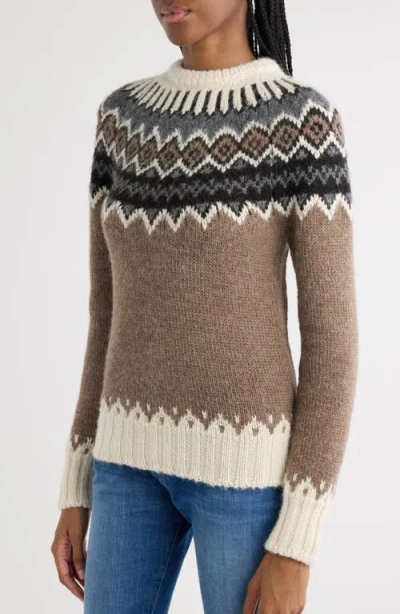Chloé Alpaca Blend Fair Isle Sweater
