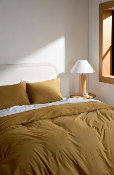 Parachute Set Of 2 Brushed Cotton Shams In Yellow