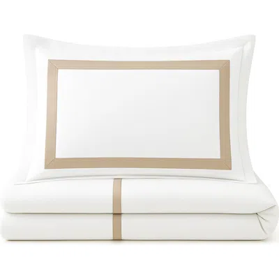 Domani Home Classic Hotel Queen Comforter, Sheet & Shams Set In White