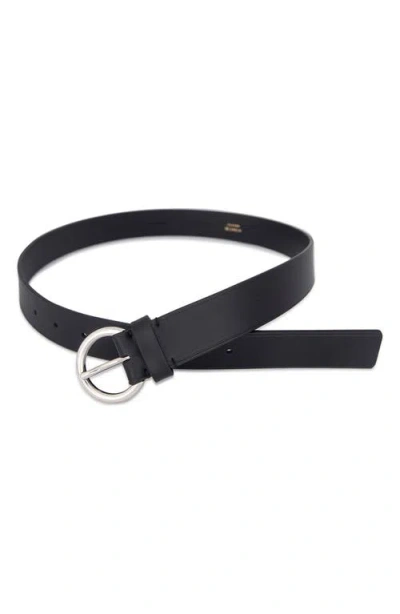 Vince Flat Ring Leather Belt