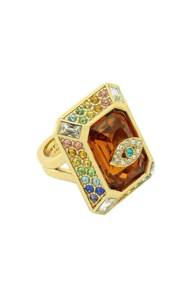 Kurt Geiger London Pavé Evil Eye Cocktail Ring