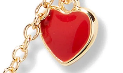 Brook & York Brook And York Meave Heart Enamel Necklace
