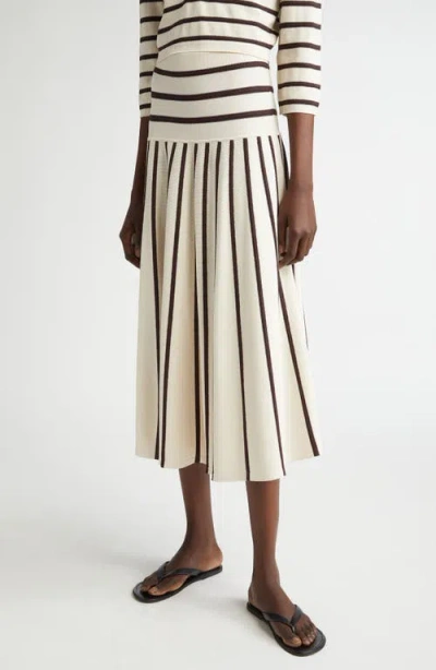 Zimmermann Stripe Midi Sweater Skirt
