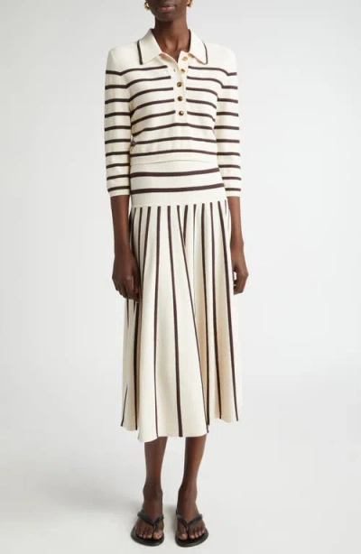 Zimmermann Stripe Midi Sweater Skirt