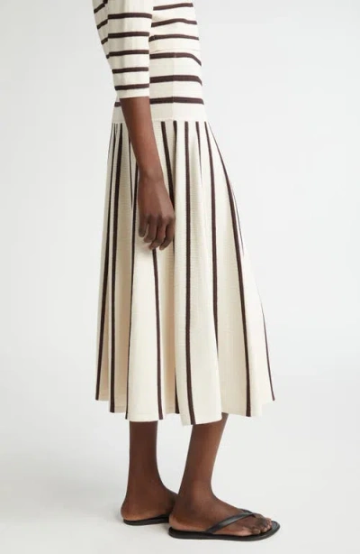 Zimmermann Stripe Midi Sweater Skirt