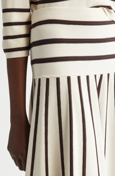 Zimmermann Stripe Midi Sweater Skirt