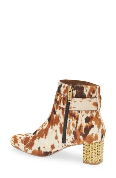 Kurt Geiger London Mayfair Genuine Calf Hair Ankle Boot In Multi