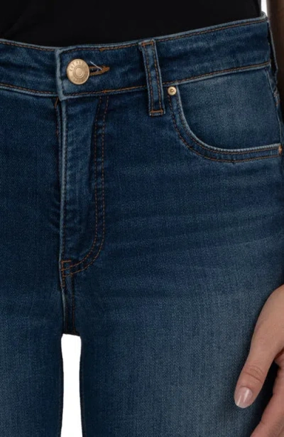 Kut From The Kloth Kelsey High Waist Raw Hem Ankle Kick Flare Jeans