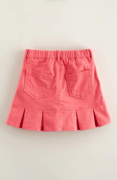 Tucker + Tate Pleated Hem Denim Skirt In Pink