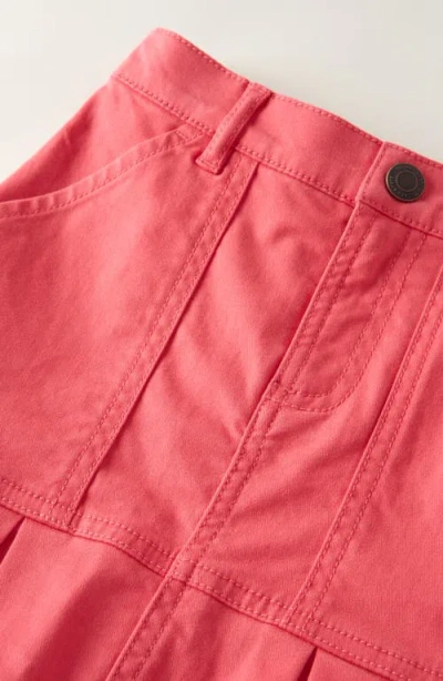 Tucker + Tate Pleated Hem Denim Skirt In Pink