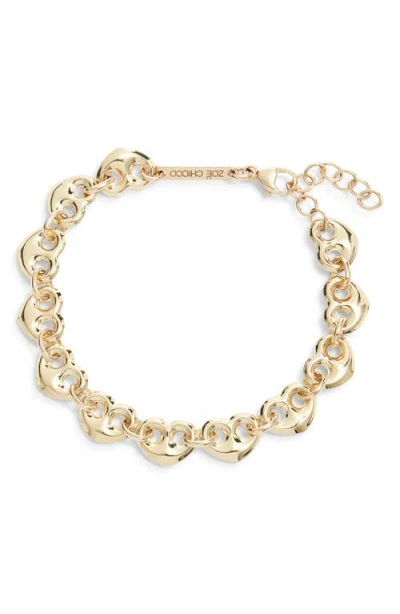 Zoë Chicco Heart Mariner Chain Bracelet