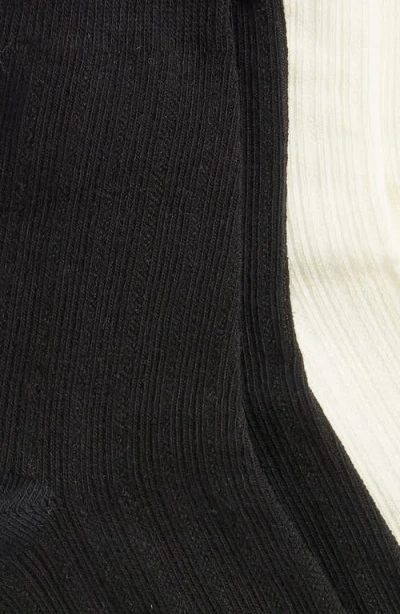 Stems 2-pack Textured Stripe Ankle Socks