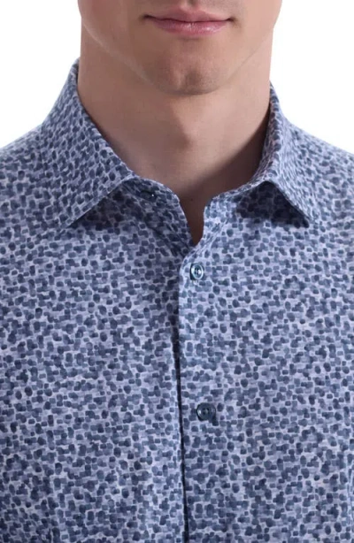 Bugatchi Miles Ooohcotton® Short Sleeve Button-up Shirt