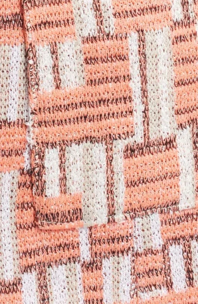 Ming Wang Geo Jacquard Cardigan