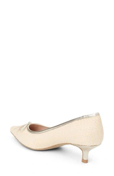 Jack Rogers Pammi Pointed Toe Kitten Heel Pump