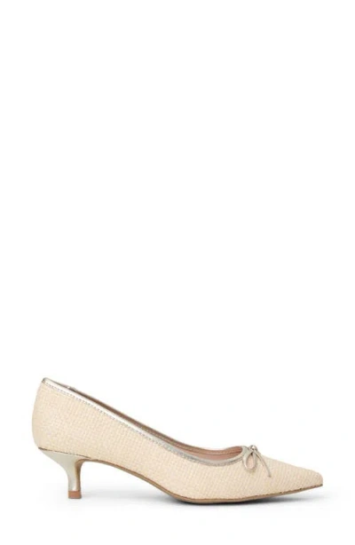 Jack Rogers Pammi Pointed Toe Kitten Heel Pump