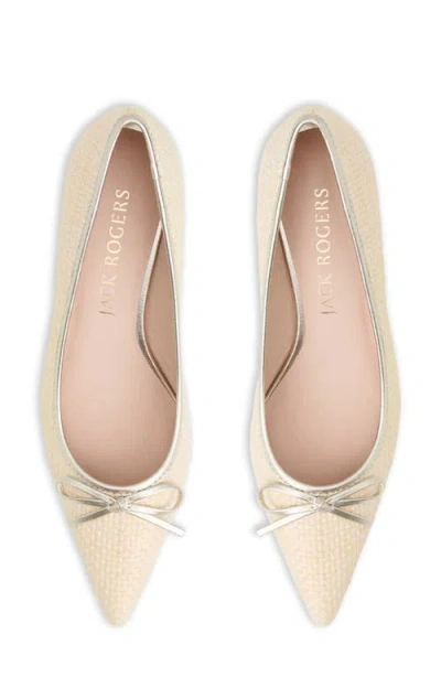 Jack Rogers Pammi Pointed Toe Kitten Heel Pump