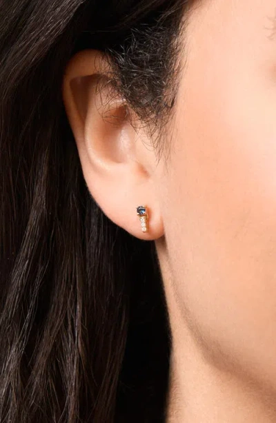 Bony Levy El Mar Gemstone & Diamond Bar Stud Earrings