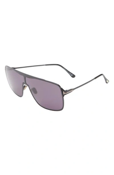 Tom Ford Zappa 69mm Oversize Navigator Sunglasses