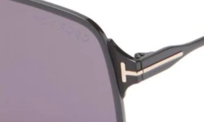 Tom Ford Zappa 69mm Oversize Navigator Sunglasses