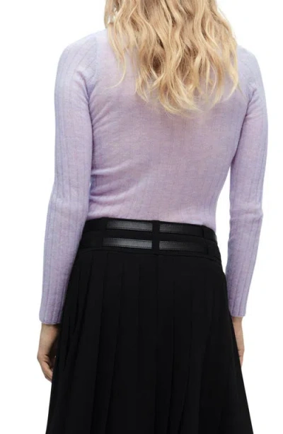 Mango Gardenia Slim Rib Sweater