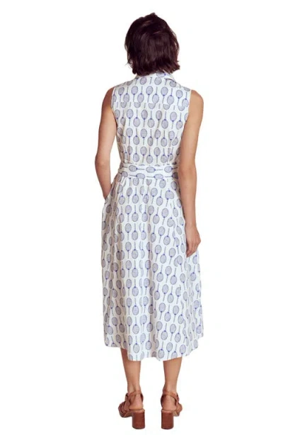 Boden Amy Sleeveless Cotton Shirtdress In Multi