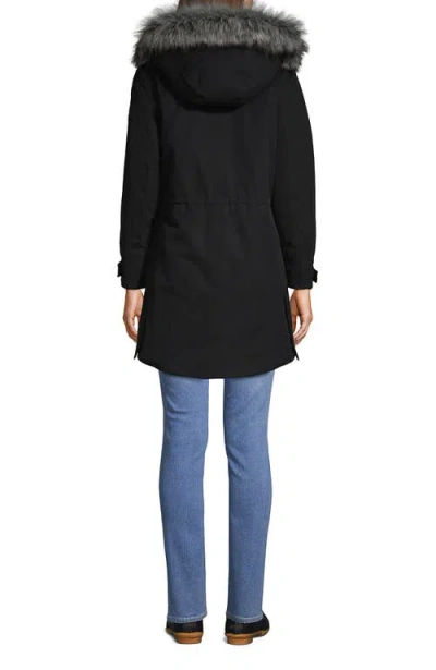 Lands' End Expedition Waterproof Down Winter Parka With Faux Fur Hood