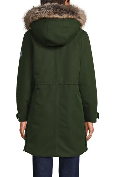 Lands' End Expedition Waterproof Down Winter Parka With Faux Fur Hood