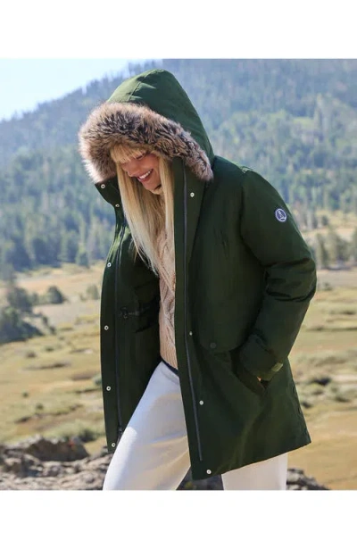 Lands' End Expedition Waterproof Down Winter Parka With Faux Fur Hood
