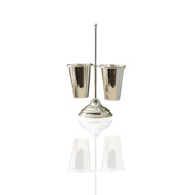 Marleth Silver Double Cup Cutlery Holder